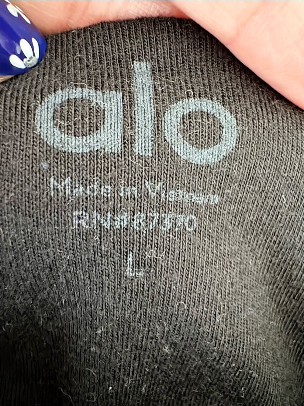 Alo Yoga Sherpa Pullover Hoodie Sz Large Black EUC - Picture 5 of 12